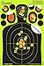 Splatterburst Targets - 8 x 12 inch Adhesive Mini Silhouette - Stick & Splatter Shooting Targets - Gun - Rifle - Pistol - Airsoft - BB Gun - Pellet Gun - Air Rifle (25 Pack)
