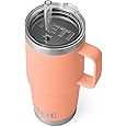 YETI Rambler Tumbler with Handle and Straw Lid, Vacuum Insulated Travel Mug, Stainless Steel