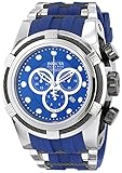 Invicta Men's 14403 Bolt Chronograph Blue Dial Blue Polyurethane Watch