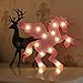 Plastic Pegasus Unicorn with Wings Night Light Animal Shape LED Marquee Sign, Indoor Decorative Lighting for Kids Children Bedroom, LED Table Lamps Mood Lighting - Pink