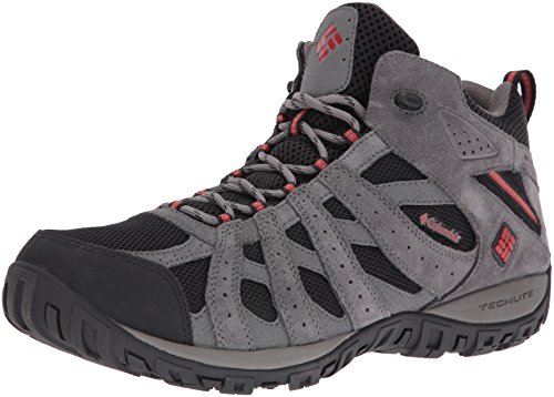 Columbia Men's Redmond MID Waterproof Hiking Boot, Black, Gypsy, 17 D US