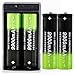 10pcs 9900mAh Powerful 18650 Rechargeable Battery 3.7v Li-ion For Flashlight Headlamp+1pcs Batteries Charger