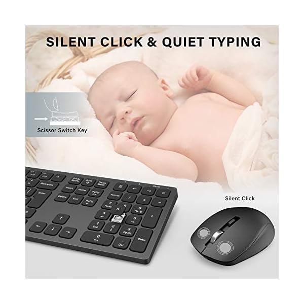 Wireless-Backlit-Keyboard-and-Mouse-Combo-Jelly-Comb-Illuminated-Rechargeable-USB-Keyboard-and-Mice-Qwerty-UK-Layout-for-PC-Laptop-Computer-with-Windows-System-24-G-Wireless-Space-Gray Wireless Backlit Keyboard and Mouse Combo, Jelly Comb Illuminated Rechargeable USB Keyboard and Mice Qwerty UK Layout…