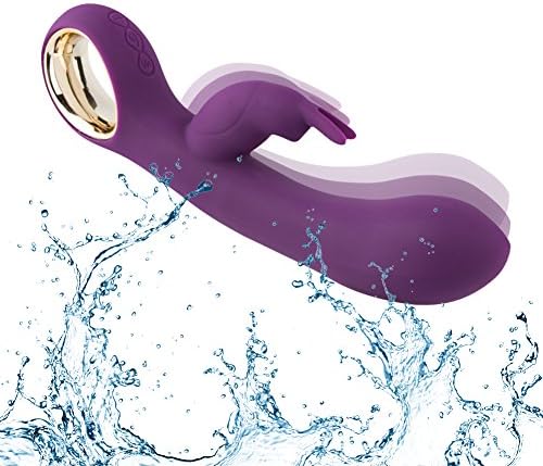 COUCOU BELLE Therapeutic Rabbit Body Wand Massager - Smart Warm Tech, Wireless, Unibody, Waterproof, USB Rechargeable, Compact, Flexible - 10 Frequency & Intensity For Muscle Aches & Sports Recovery