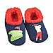 Snoozies Mens Mancave Classic Splitz Non-Skid Slipper Socks