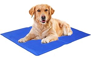 BDOR Dog Cooling Mat, 20" x 26" Activated Pet Cooling Pad for Dog and Cat, Non-Toxic Gel, No Water or Electricity Needed, Cooling for Crate, Kennel, Bed, Sofa