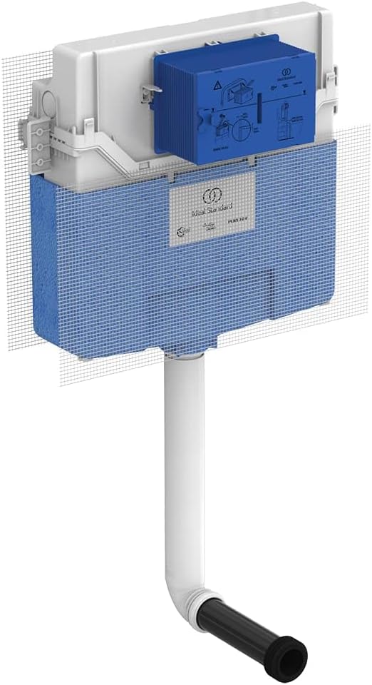 Ideal Standard ProSys Cistern 120mm Depth Pneumatic Front Flush R031867
