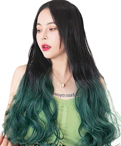 Aisihairウィッグu型ハーフウィッグ 全8色 黒 えりあしエクステ ハーフウィッグ ロング 部分ウイッグ つけ毛 自然 ワンピース大量 クリップについて 耐熱 レデイッスウイッグ 変装 仮装