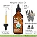 Castor Oil - USDA Certified Organic - 100% Pure, 4 ounce, Cold-Pressed, Extra-Virgin, Hexane-Free. Best Serum For Eyelash, Hair, Eyebrows & Skin - Boost Growth Naturally - with Applicator Brush Kit
