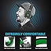 Pobon Gaming Headset for Xbox One / PS4 / Nintendo Switch/Mac/PC/Smart Phones/iPad, Noise Canceling Bass Surround Sound 3.5mm Jack Over-Ear Game Headphones with Mic (Green)thumb 2