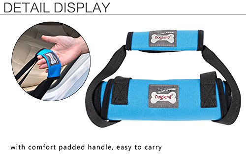 Dog Lift Harness - Support Sling Helps Dogs with Weak Front or Rear Legs Stand Up, Walk, Get Into Cars, Climb Stairs. Best Alternative to Dog Wheelchair - Gray - S