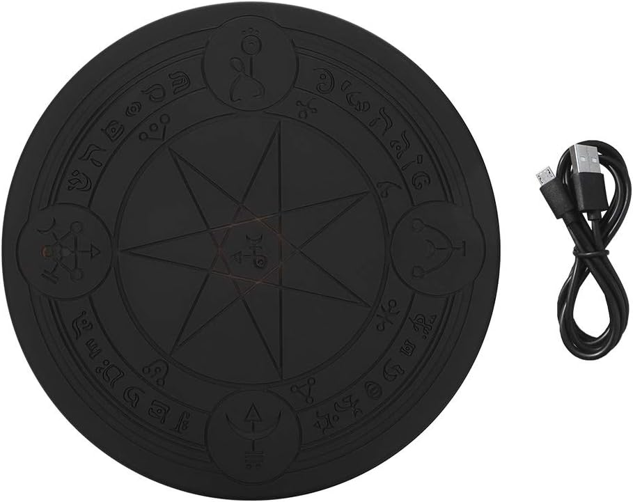 KSTE Qi Wireless Fast Charger Magic Array Fast Charging Stand 10W Black for iPhone/Samsung