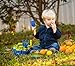 Kids Gardening Set - Outdoor Toys with STEM Learning Guide - Easter Basket Gifts Includes Tote Bag, Spade, Watering Can, Rake, Fork, Trowel.