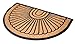 BirdRock Home 24 x 36 Half Round Natural Coir and Rubber Doormat | Natural Fibers | Outdoor Doormat | Keeps Your Floors Clean | Decorative Design | Brush Coir