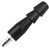 Timsec Adapter for Vac-U-Lock Tools with Quick Air Connector, Black | Single black adapter for quick attachment changes; for compatible pneumatic machines and removable accessories