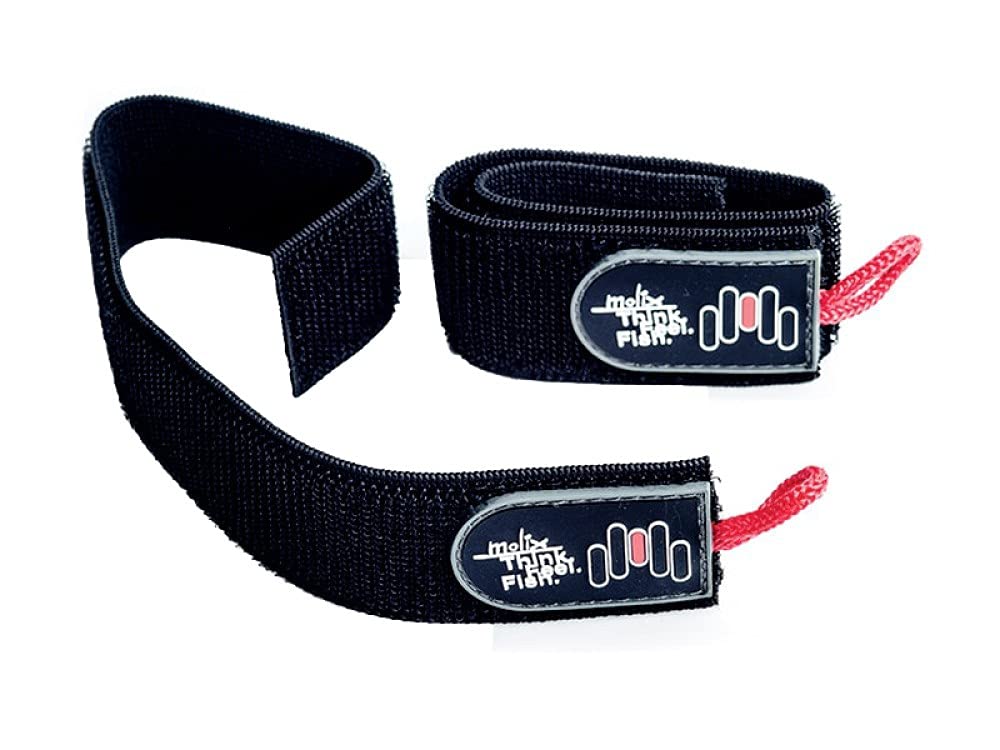 Molix Elastic Rod Wraps, Fifhing Accessories Unisex Adult, Black, One Size