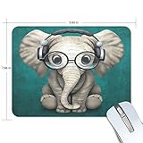 Mabel D. Silva Cool Funny Elephant Mouse Pad Game Office Thicker Mouse Pad Decorated Mouse Pad