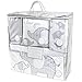 Wendy Bellissimo 4pc Nursery Bedding Baby Crib Bedding Set (Grey Elephant)