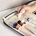 Ellis James Designs Makeup Brush Bag Case Organizer in Black – Professional Designer Make Up Travel Handbag for Make Up Brushes – Stylish & Compact Carrying Holder Storage Handbag Pouch