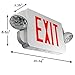 eTopLighting LED Edge Lit Exit Sign Emergency Aluminum Red Light with Battery Back-Up UL924 ETL Listed for Business, EL2BR-1