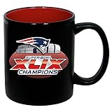 New England Patriots Super Bowl Superbowl XLIX 49 Champions Two-Tone Ceramic Coffee Mug