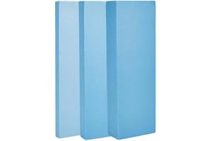 Leanockesa 3pcs Polystyrene Foam Board for Model Making, Carving Miniature Scenes and Art Display, Lightweight Rectangular Cr