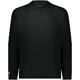 Holloway Men's Clubhouse Pullover Cage Jacket - Quarter Zip - Stylish Long Sleeves - Ultimate Comfort