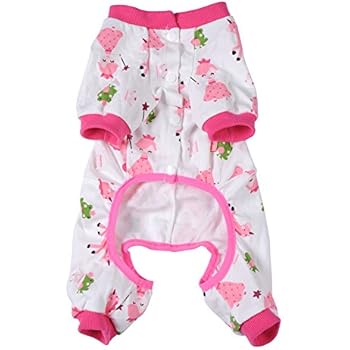 Pet Dog Clothes Pajamas Coat Jumpsuit,3color 4 sizes