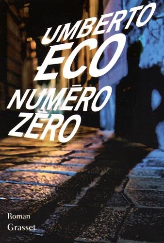 Numéro zéro: roman