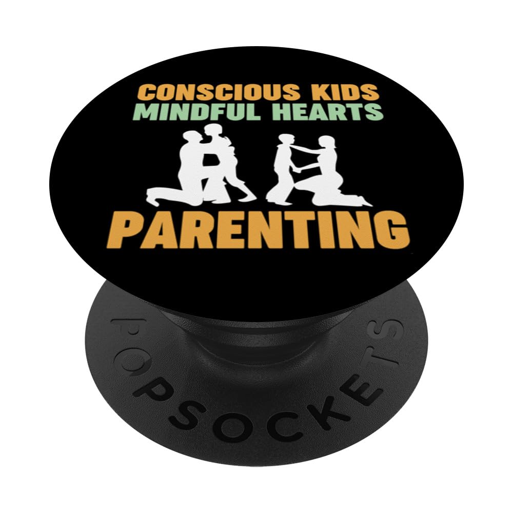 Conscious Kids Mindful Hearts Mindful Parents PopSockets Swappable PopGrip