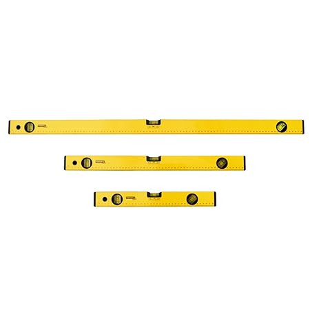 Wasserwaagen 3er Set 40, 60, 100 cm gelb