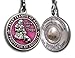 The Christian Mint, LLC St. Francis of Assisi Enameled Pet Medal with Capsule of Assisi Soil (Pink)