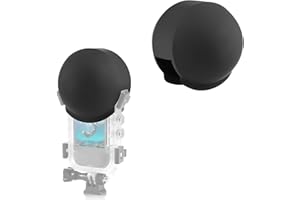 SRUIM Lens Guard for Insta360 ONE X3 Invisible Dive Housing Case, Silicone Protective Cover, Lens Protector Case Accessories (Black)
