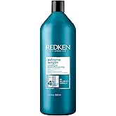 Redken Extreme Length Biotin Conditioner For Longer Hair – Promotes Healthy Hair Growth, Strengthens & Detangles Damaged Hair, Infused With Biotin & Castor Oil