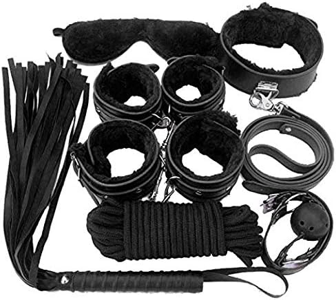 BEYOND MS 10 Pcs Bed Restraints Set - Bed Restraints Straps Adjustable Exercise Bands - Strong and Durable Exercise Bands - Suitable for Both Men and Women
