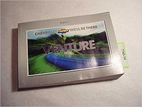 2001 Chevy Chevrolet Venture Owners Manual With Case Chevrolet Amazon Com Books