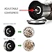 Premium Stainless Steel Salt & Pepper Grinder Set of 2 by Integrity Chef - Spice Grinder, Ergonomic Body, Adjustable Coarseness for Gourmet Cooking, Ceramic Rotor Grinding Mill, SAVE A LIFE!