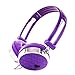 RockPapa Over Ear Love Hearts Headphones for Kids Boys Girls Childs Teens Adults, Adjustable Stereo Headphone for Surface iPod iPhone 6 iPad mini iPad Air Macbook Tablets PC MP3 Purple