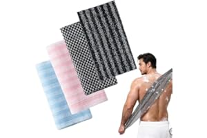 Exfoliating Shower Towel, 2026 New Shower Towel, Rip-Resistant Exfoliating Washcloth, Long Washcloth Back Body Scrubber for M