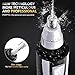 Nose Hair Trimmer for Men Women, POPPYO 2019 Professional Nose, Ear Hair Trimmer Clipper, Waterproof Stainless Steel Blade, Wet/Dry, Battery-Operated, All in 1 Hair Remover Set
