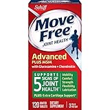 Move Free Glucosamine Chondroitin MSM and Hyaluronic Acid Joint Supplement, 120 Count