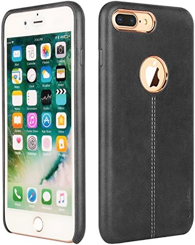 Vorson PU Leather Case for iPhone 7 Plus (Black)