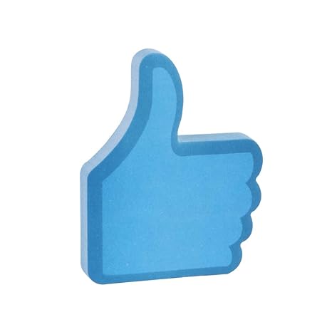 Eagle 100 Sheet Sticky Notes Thumbs Up Blue