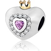 Valentines Day Charm-925 Sterling Silver Kissing Couple, Adoption Symbol, Princess Heart, Cupid's Arrow, Love Birds Pendant Beads, fits European Charms Bracelet, Gifts for Women/Bride/Daughter