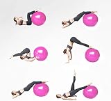 ZHIYE Pink 45 CM Pilates Ball Core Fitness Swiss Ball PVC PVC Exercise Ball view 5