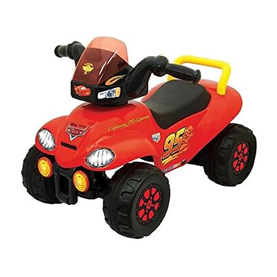 Kiddieland Toys Limited Disney Pixar Cars Steerable ATV Ride-On