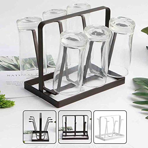 image for Quaanti Metal Wire Coffee Mug Cup Holder Rack Organizer Coffee Cup Han