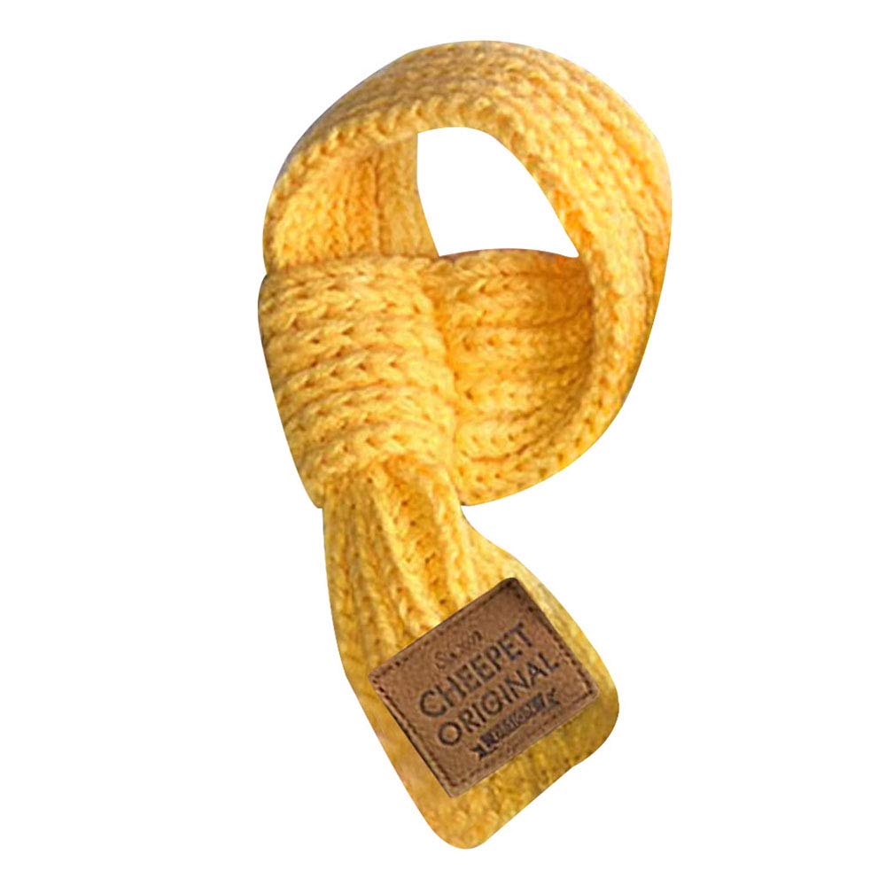 Aisi Cute Pet Dog Cat Puppy Scarf Winter Warm Knitted Woolen Scarf Pet Clothes Costumes Decorations