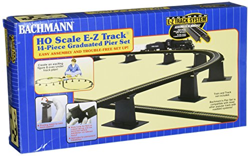 Bachmann Trains 14 PC. E-Z TRACK Graduated Pier Set