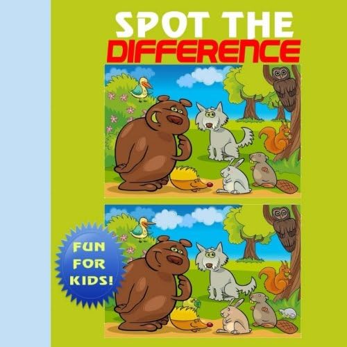 Spot The Difference: Puzzle Book for kids Paperback – 19 Jan. 2016